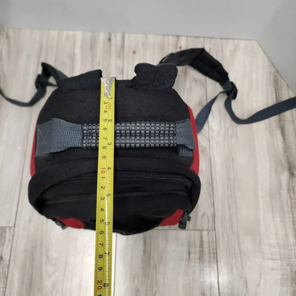 Tamrac Digital SLR Padded Camera Bag Backpack Red Black Travel 12 x 9 x6